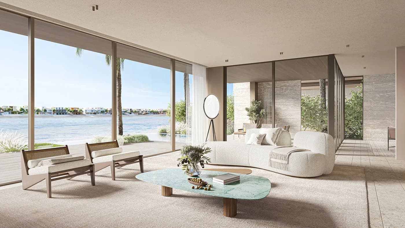 Beach Collection villa on Palm Jebel Ali beachfront